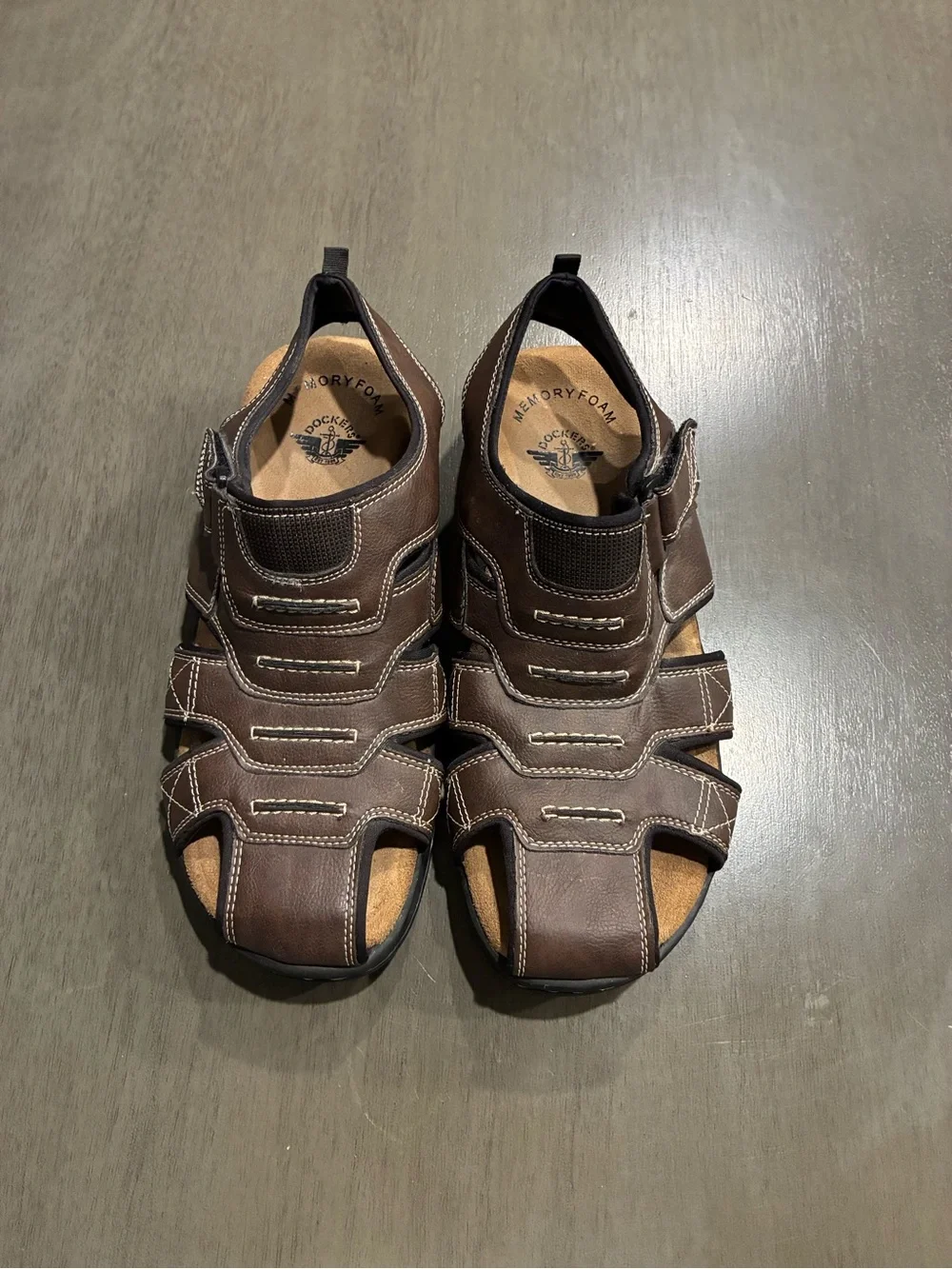 Men's Brown Dockers Fisherman Sandals